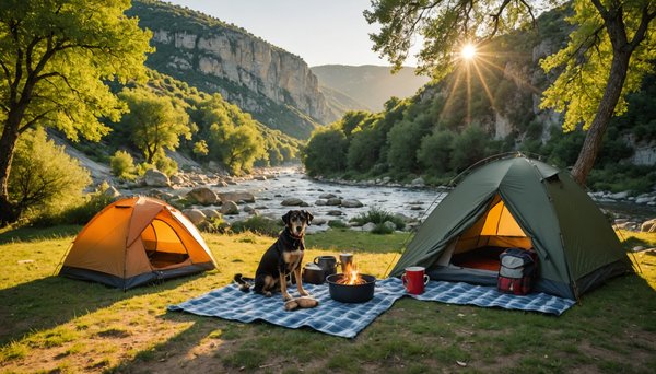 Les Meilleurs Conseils pour Camper avec Votre Chien en Ardèche : Séjour Inoubliable à l'Hôtel Saxo
